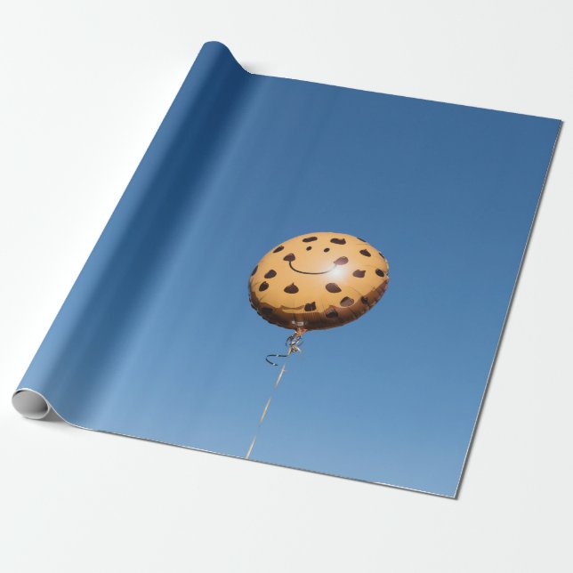 Papel De Regalo Globo marrón y negro (Desenrollado)