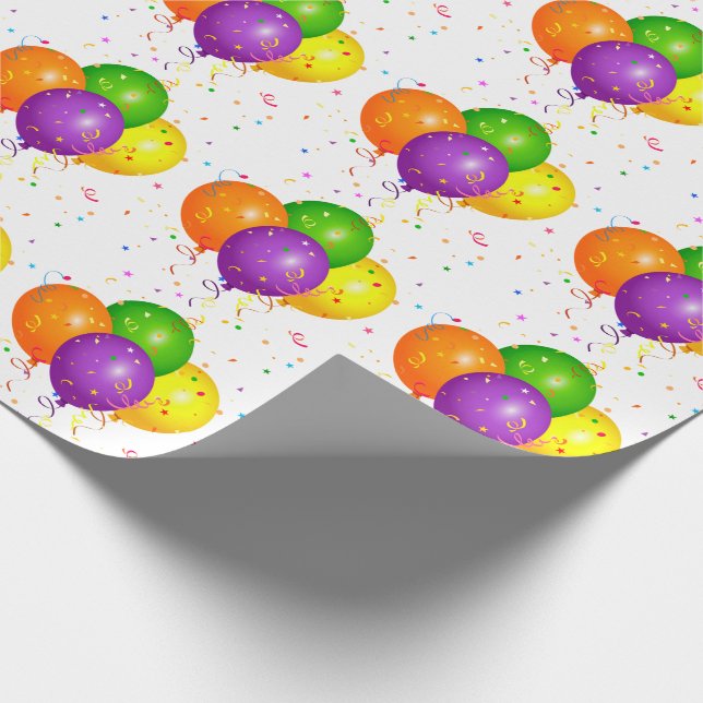 Papel De Regalo Globos (Esquina)