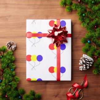 Papel De Regalo Globos de cumpleaños