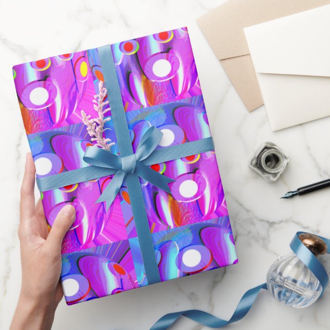 Papel De Regalo Globos de Navidades festivos (Regalar)