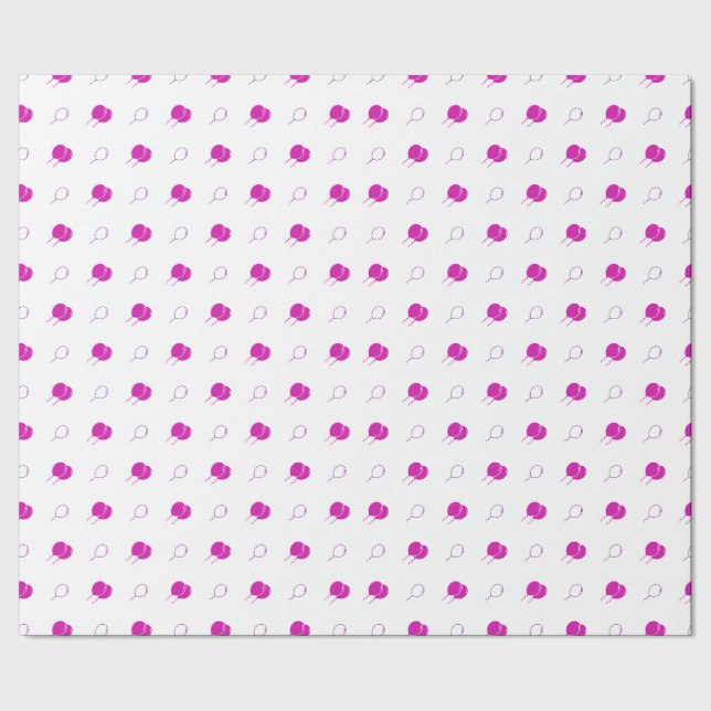 Papel De Regalo Globos flotantes rosados (Costura)