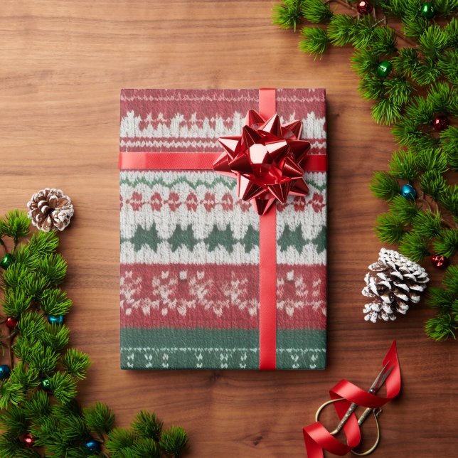 Papel De Regalo Gloriosos Navidades feos suéteres diseño (Regalo de vacaciones)