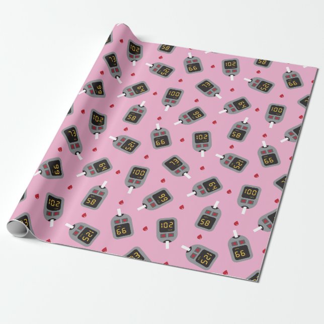 Papel De Regalo Glucómetro (Desenrollado)