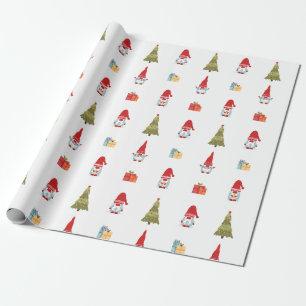 Papel De Regalo Gnomes con Navidades de máscara de cara 2020