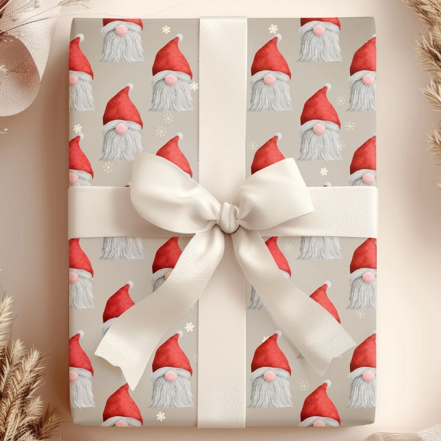Papel De Regalo Gnomo de Acuarela (Subido por el creador)