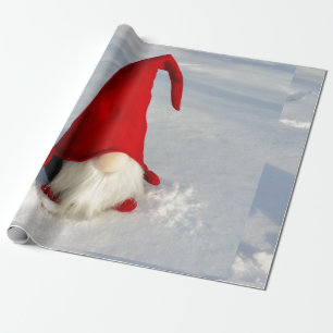 Papel De Regalo Gnomo escandinavo del navidad