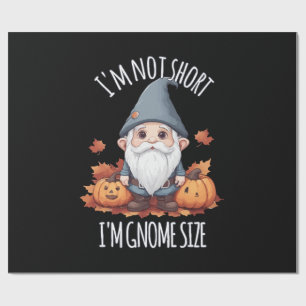 Papel De Regalo Gnomo lindo y caprichoso en otoño