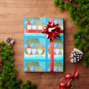 PAPEL DE REGALO GNOMOS DE PLAYA    