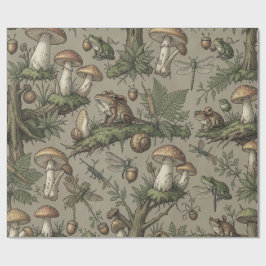 Papel De Regalo Goblincore Forest Wrap