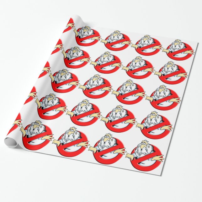 Papel De Regalo Godbusters (Desenrollado)