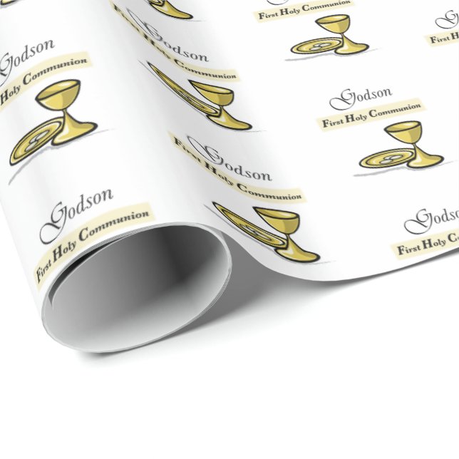 Papel De Regalo Godson First Community Chalice (Esquina del rollo)