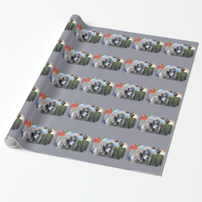 Papel De Regalo Goldberg - Chanel - caniche estándar (Desenrollado)