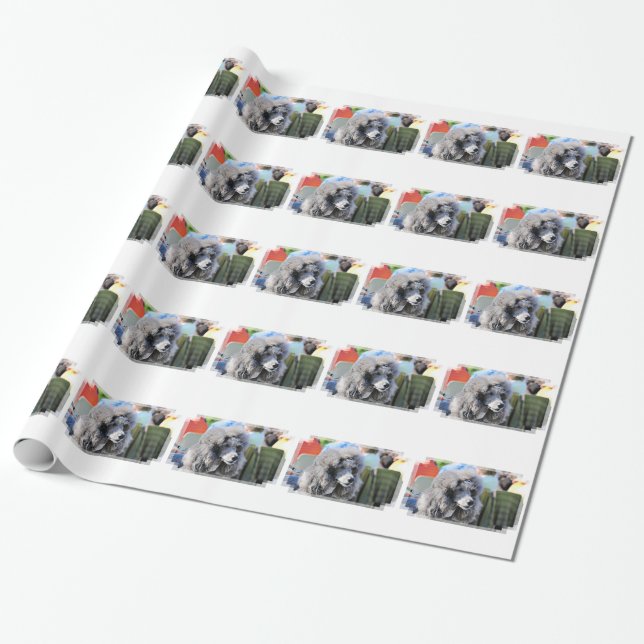 Papel De Regalo Goldberg - Chanel - caniche estándar (Desenrollado)
