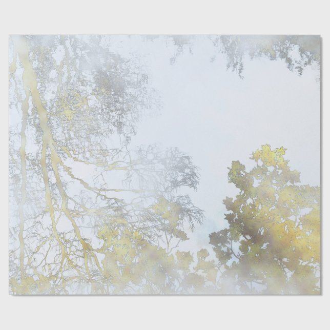 Papel De Regalo Golden Broadleaf Glow (Superficie plana)