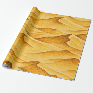 Papel De Regalo Golden Desert Sand Dunes