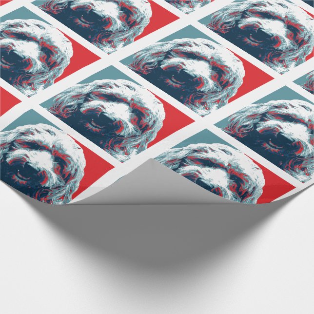 Papel De Regalo GOLDENDOODLE de Hope Dogs (Esquina)