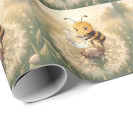 Papel De Regalo Goldene Hummel im Blütentanz.9