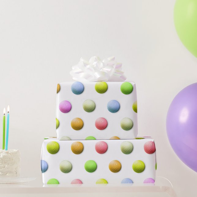 Papel De Regalo Golf (Regalos de fiesta)