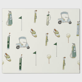 Papel De Regalo Golf