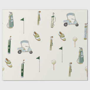 Papel De Regalo Golf