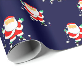 Papel De Regalo Golf Christmas