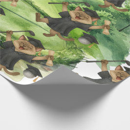 Papel De Regalo Golf Graduation themed for Cat Lover Golfer