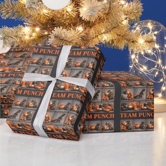 Papel De Regalo Golpea al Bebé Mono (Vacaciones)
