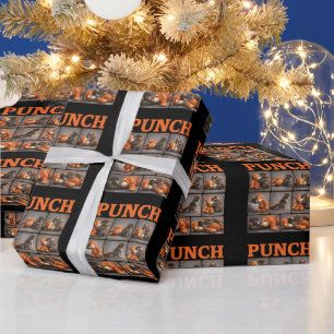 Papel De Regalo Golpea Bebé Mono