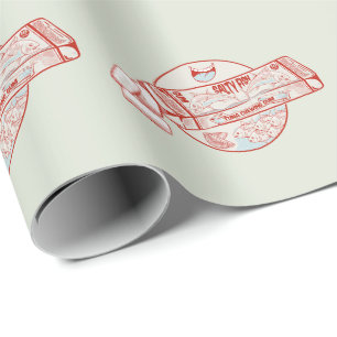 Papel De Regalo Goma de mascar divertido sabor de atún