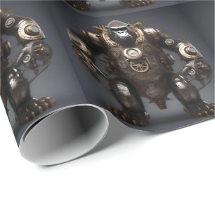 Papel De Regalo Gorila de vapor mecánico,