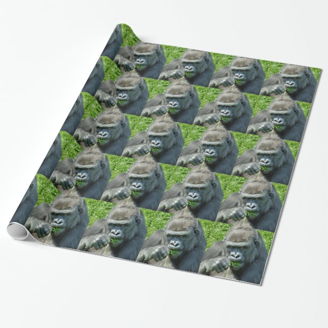 PAPEL DE REGALO GORILLAS (Desenrollado)