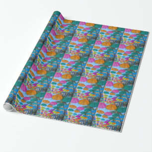 Papel De Regalo gorra de paraguas frente al agua de port louis le