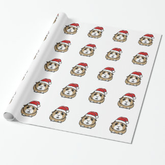 Papel De Regalo Gorra de Santa de la chinchilla