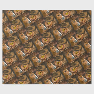 Papel De Regalo Gorra Lasso Sunflowers de Cowboy Occidental