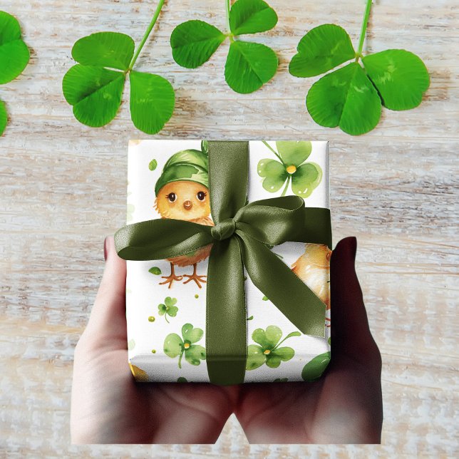 Papel De Regalo Gorra verde chichas chichas chinas chinas Shamrock (Subido por el creador)
