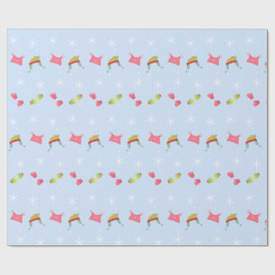 Papel De Regalo Gorras de punto y Mittens