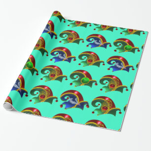 Papel De Regalo GORRAS ELF, SHAMROCK, CARACTERES DE DIAMANTES, Aqu