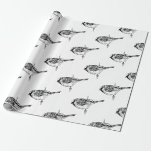 Papel De Regalo Gorrión