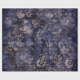Papel De Regalo Gothic Grunge Indigo 