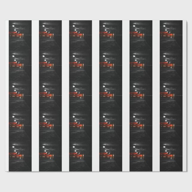 Papel De Regalo Gothic Staircase Wrapping Paper (Superficie plana)