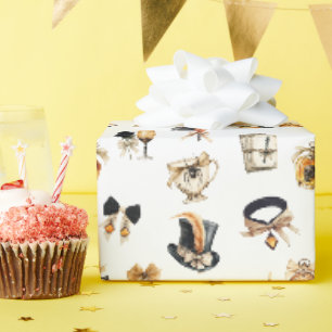 Papel De Regalo Gótico con un toque de Coqueta