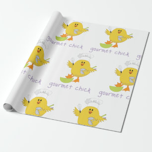 Papel De Regalo Gourmet Chick