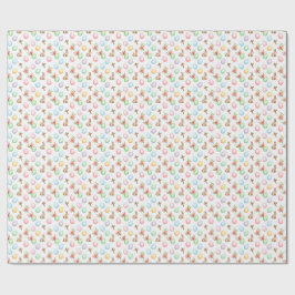 Papel De Regalo Gracia de Pascua: conejo y cruz paté pastel sin co