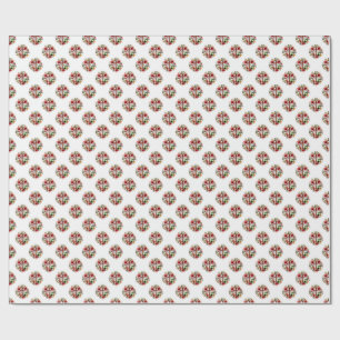 Papel De Regalo Gracia Floral – Cruz Perfecta y Corona de Lirios