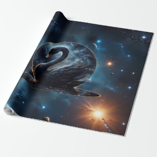 Papel De Regalo Gracia galáctica: El Cisne Negro.