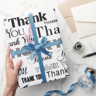 Papel De Regalo Gracias (en blanco)