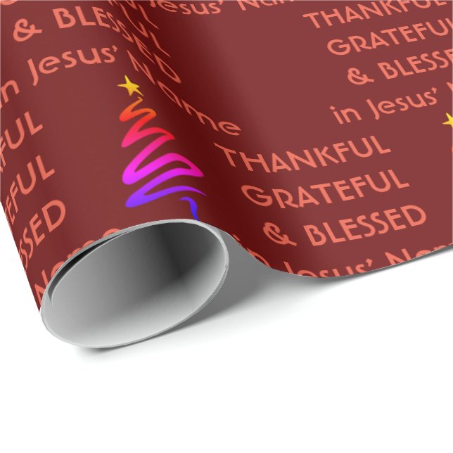 Papel De Regalo GRACIAS GRACIAS GRACIAS A LOS Navidades Jesús (Esquina del rollo)