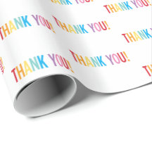 GRACIAS patrón de tipo arcoiris colorido moderno