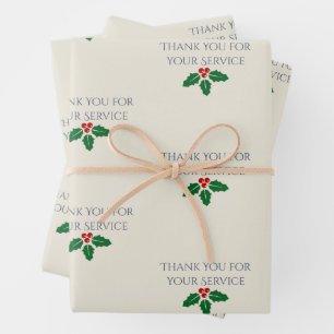 Papel de Regalo Gracias por Tu Servicio