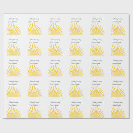 Papel De Regalo gracias por venir agregar nombre mensaje de texto